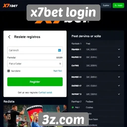 Guia de registro no x7bet login